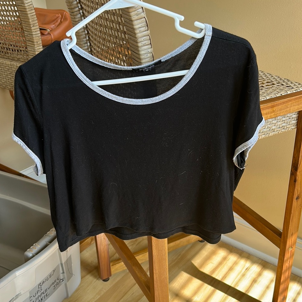Black crop top